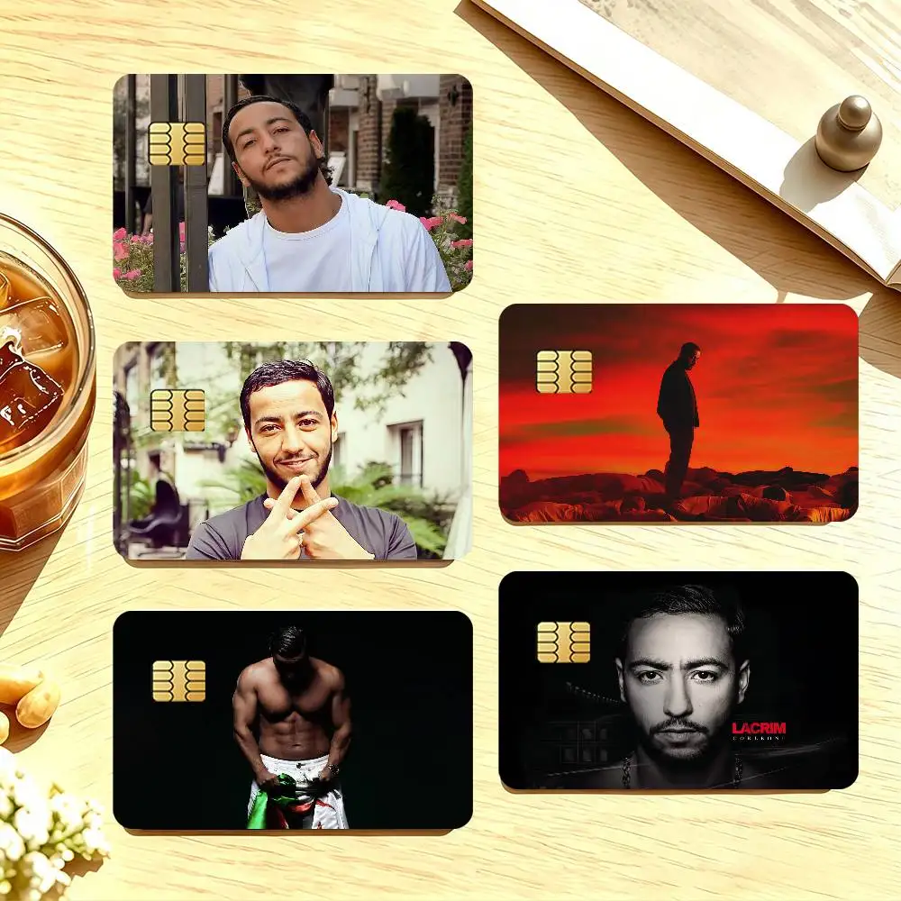 Singer Lacrim Credit Card Skin Stickers For Bank Card Bus Metro Cards Waterproof Anti-Scratch Gift 4PCS
