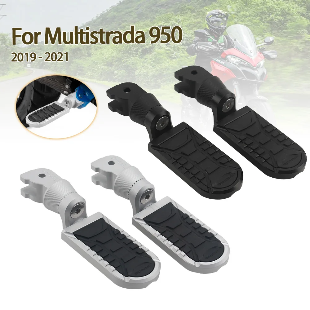 

Для Ducati Multistrada 950 RVE 950 SP MULTISTRADA 950 2019-2021, аксессуары для мотоциклов, передние подножки, подножки для заднего пассажира