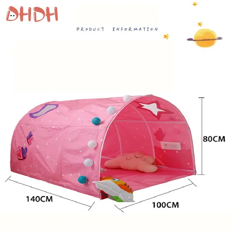 Tienda de campaña para niños, casa de Castillo de princesa, sala de juegos, Wigwam de dibujos animados para niños, casa de juegos fácil de montar, tiendas de campaña de juguete, regalos