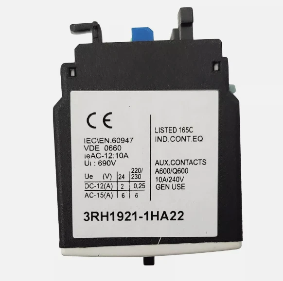 

Brand new orignial 3RH1921-1HA22 Auxiliary Contact Module Fast delivery