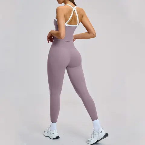 Women s Yoga Suit Sports Set Women Vest Push Up Sport Shirt Leggings Pants Quick Drying Gym Set Running Workout Women Tracksuit