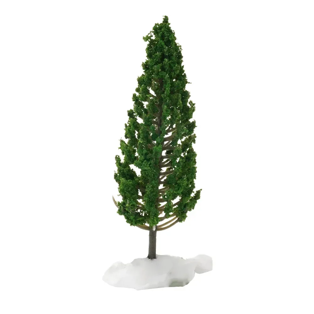 10pcs 11cm Pine Trees Model Green For Scale Railway Layout 15cm Miniature Sandtable Model Scenery DIY For Home Building SL-16059