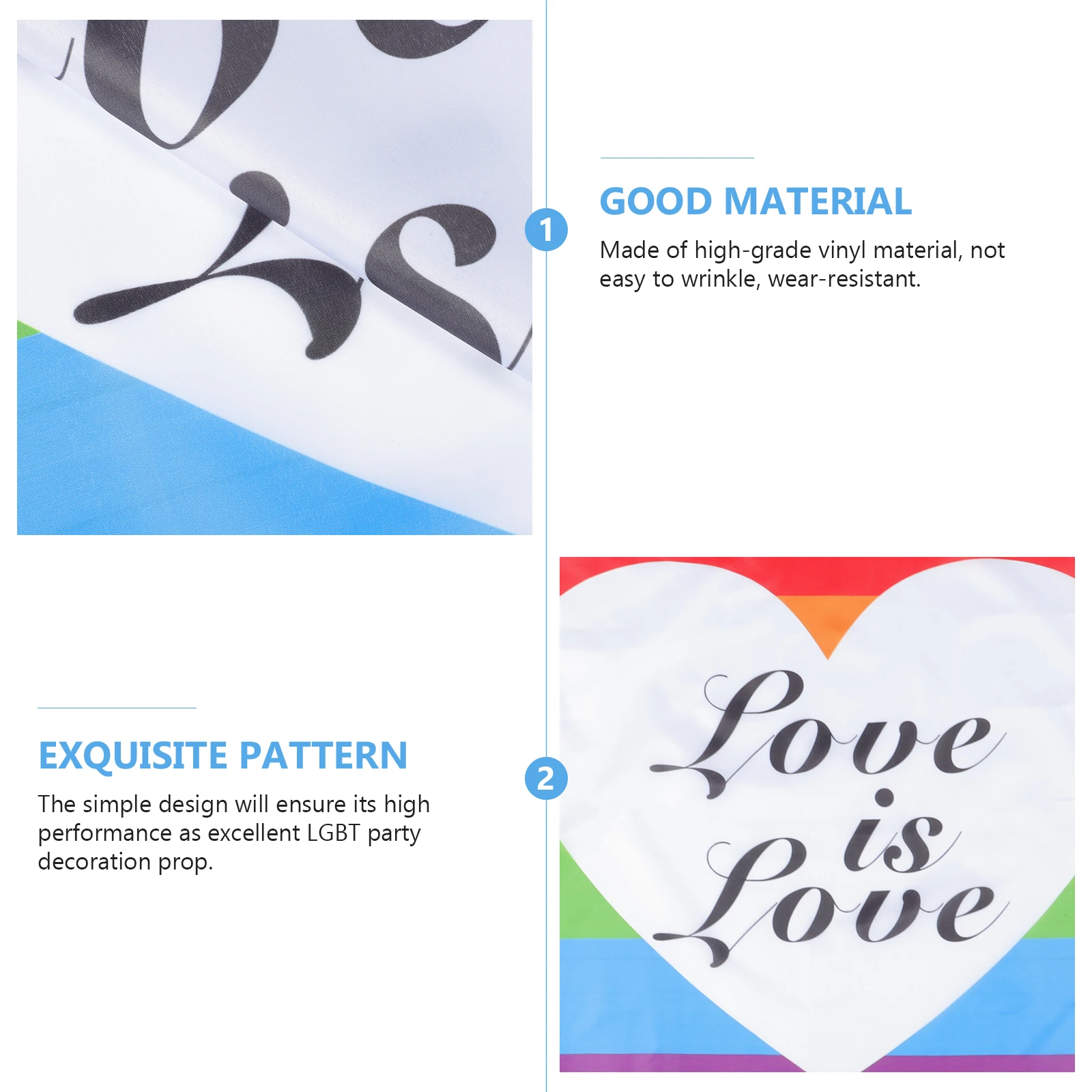 

90x150cm Polyester Cloth Lightweight Durable Pride Banner Outdoor Indoor Decor Gay Party Prop Gift