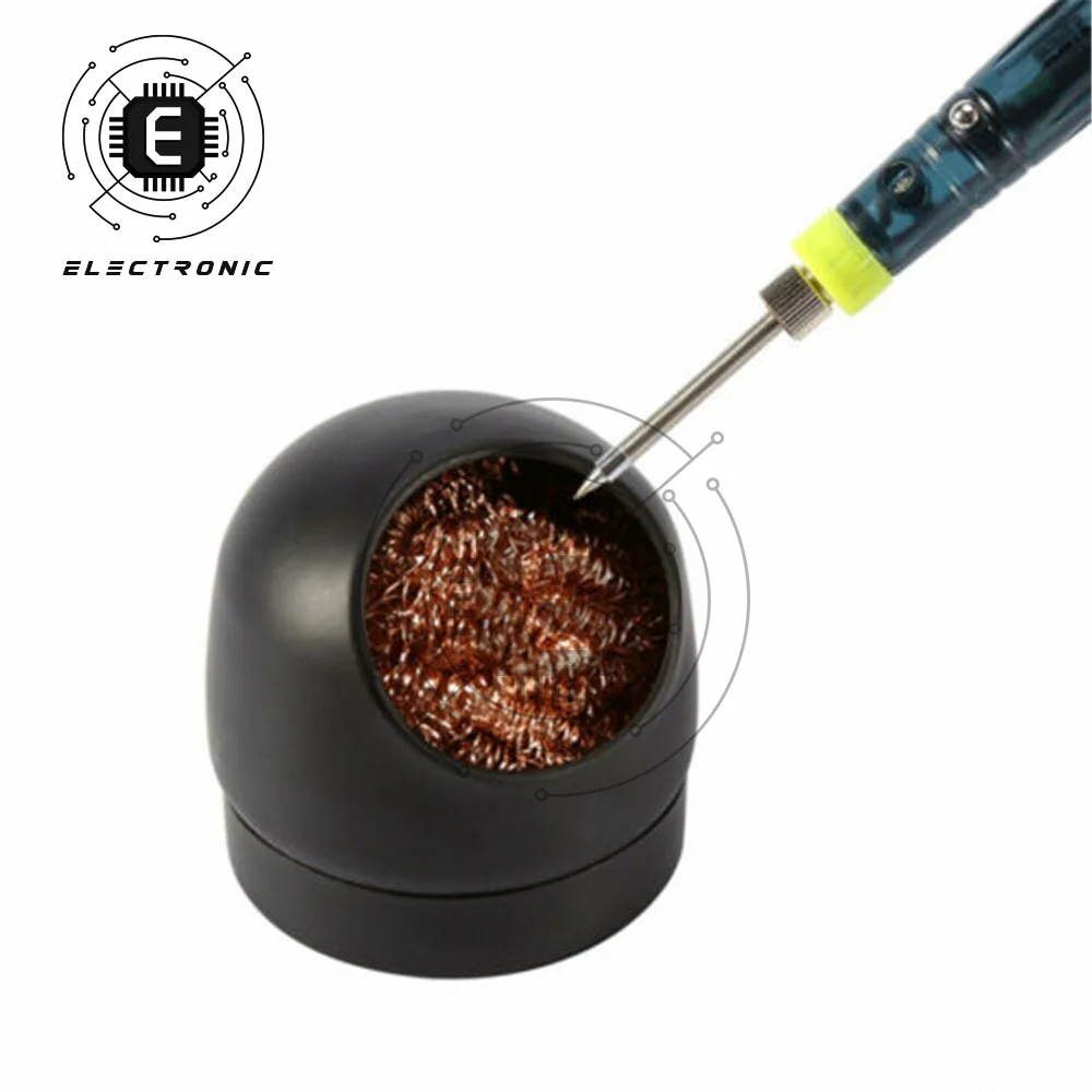 Desoldering Cleaning Ball Soldering Iron Mesh Filter Cleaning Nozzle Tip Copper Wire Cleaner Ball Metal Dross Box Clean Ball