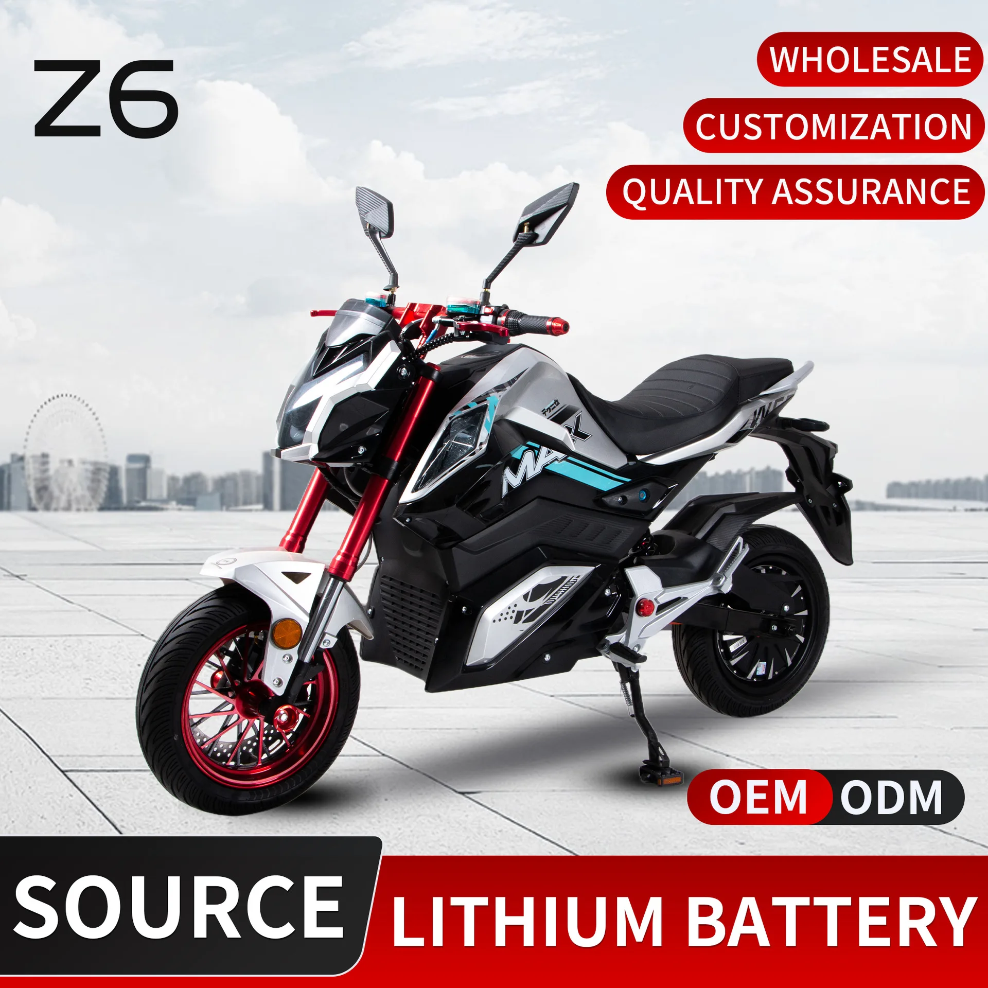 

60v 20ah Electric Motorcycle Ultra-long Endurance Adult Mobility Electric Vehicle