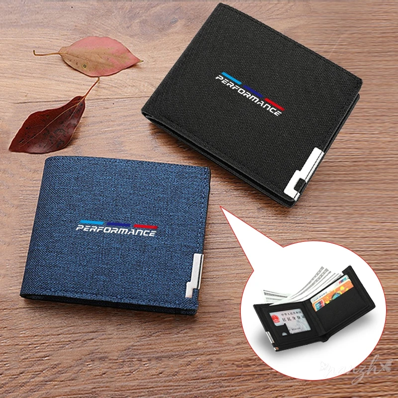 For BMW M Emblem E46 E36 E34 F10 E90 F30 E60 F30 E53 E30 E92E87 Car Logo Men Wallet Coin Coin Bag Bank Card Organiser Key Case view 2