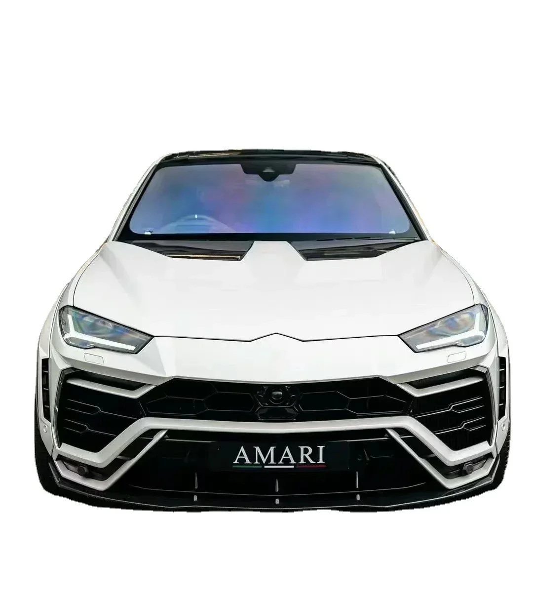 1016 Style Wide Body Kit for Lamborghini urus Carbon fiber body kit urus Carbon Fiber Front Lip Diffuser Spoiler Hood Wide-body