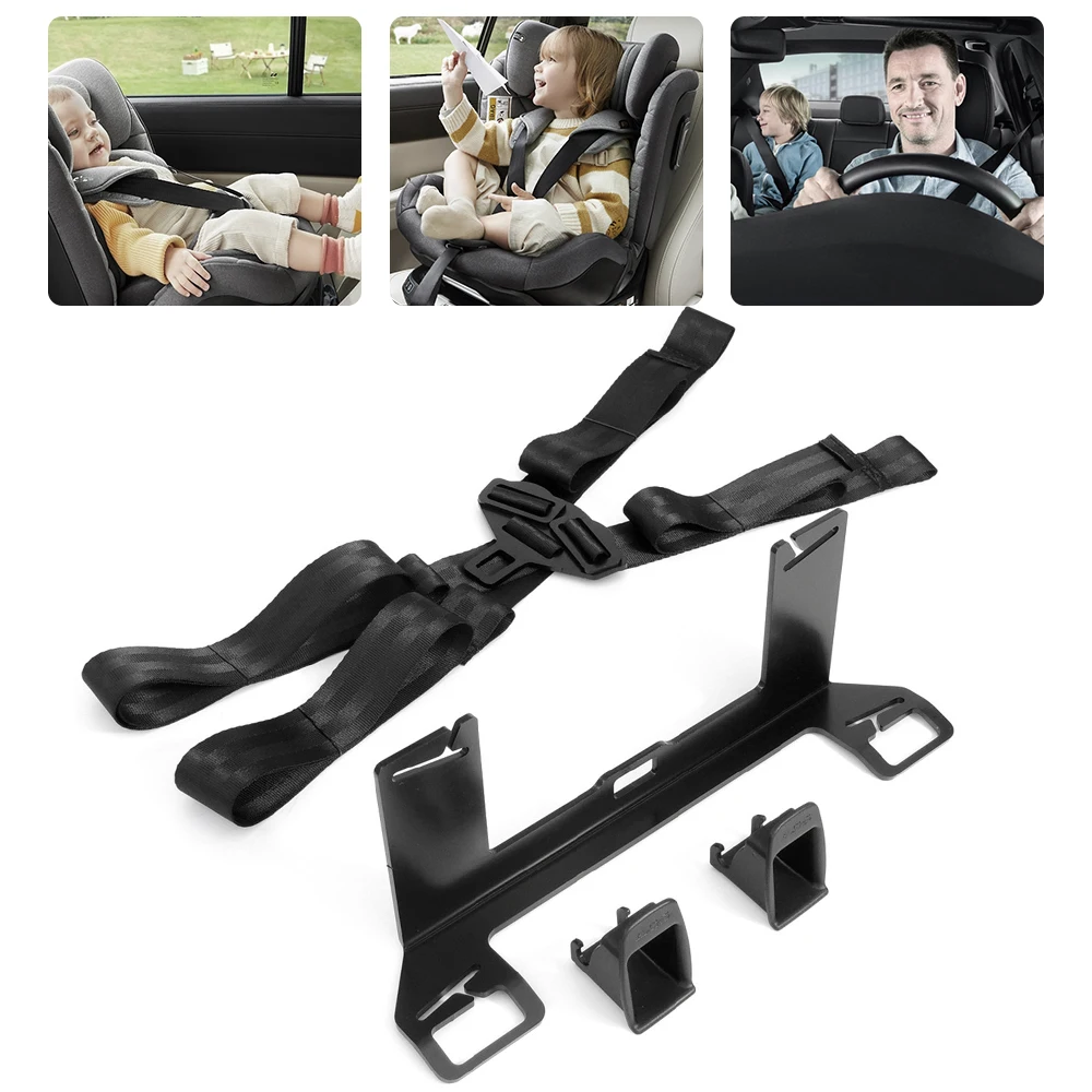 

Buckle Connector Car Accessories Steel Latch Auto Seat Belt Bracket Car Child Safety Seat Belt Latch Seat Chair Belt Connector