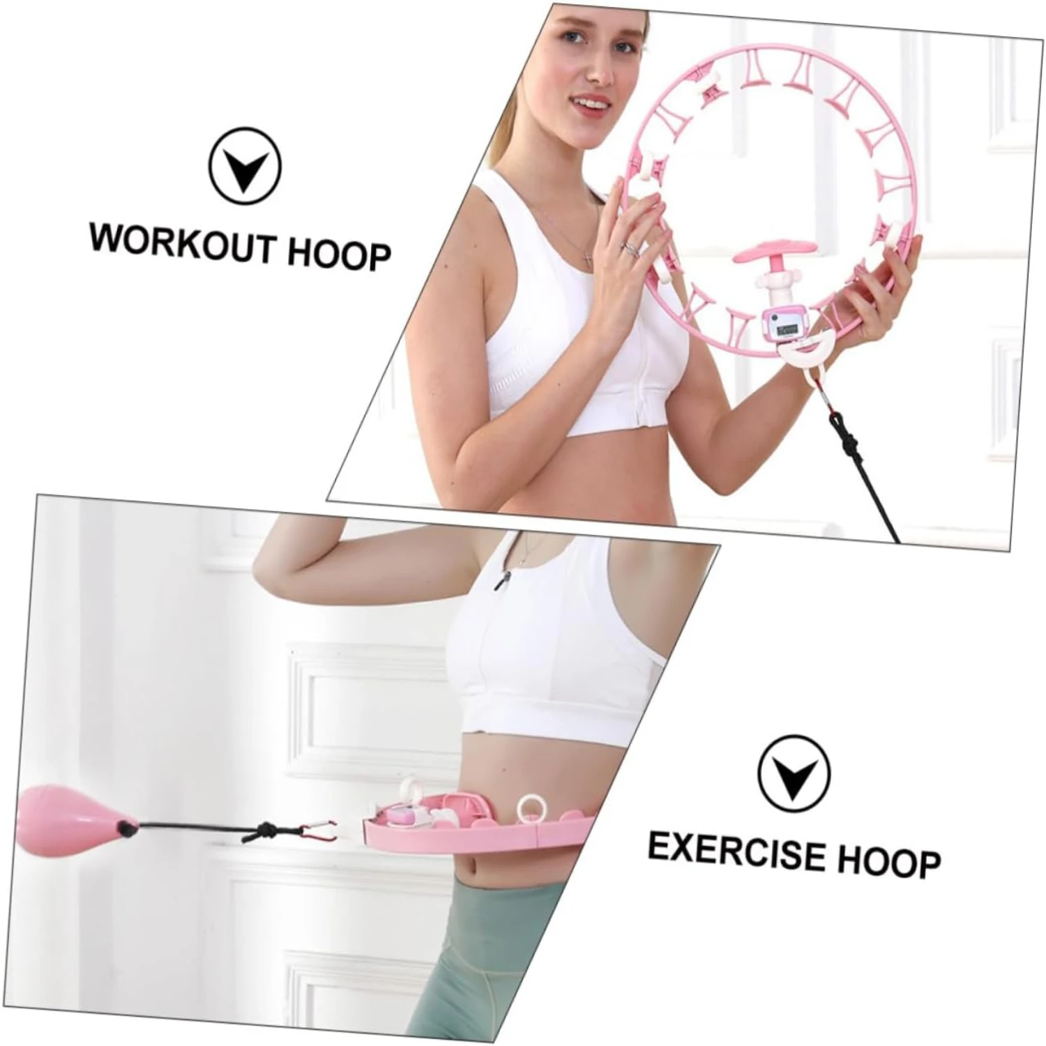 Enhance Your Workout with this Premium Stylish Slim Tone-Up Waist Hoop - Innovative and Effective Abs Gym Equipment for Advanced