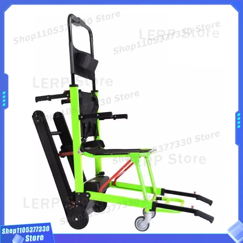 Electric Stair Climbing Wheelchair Folding Aluminum Evacuation Chair Lift Portable Emergency Stretcher for Elderly Disabled