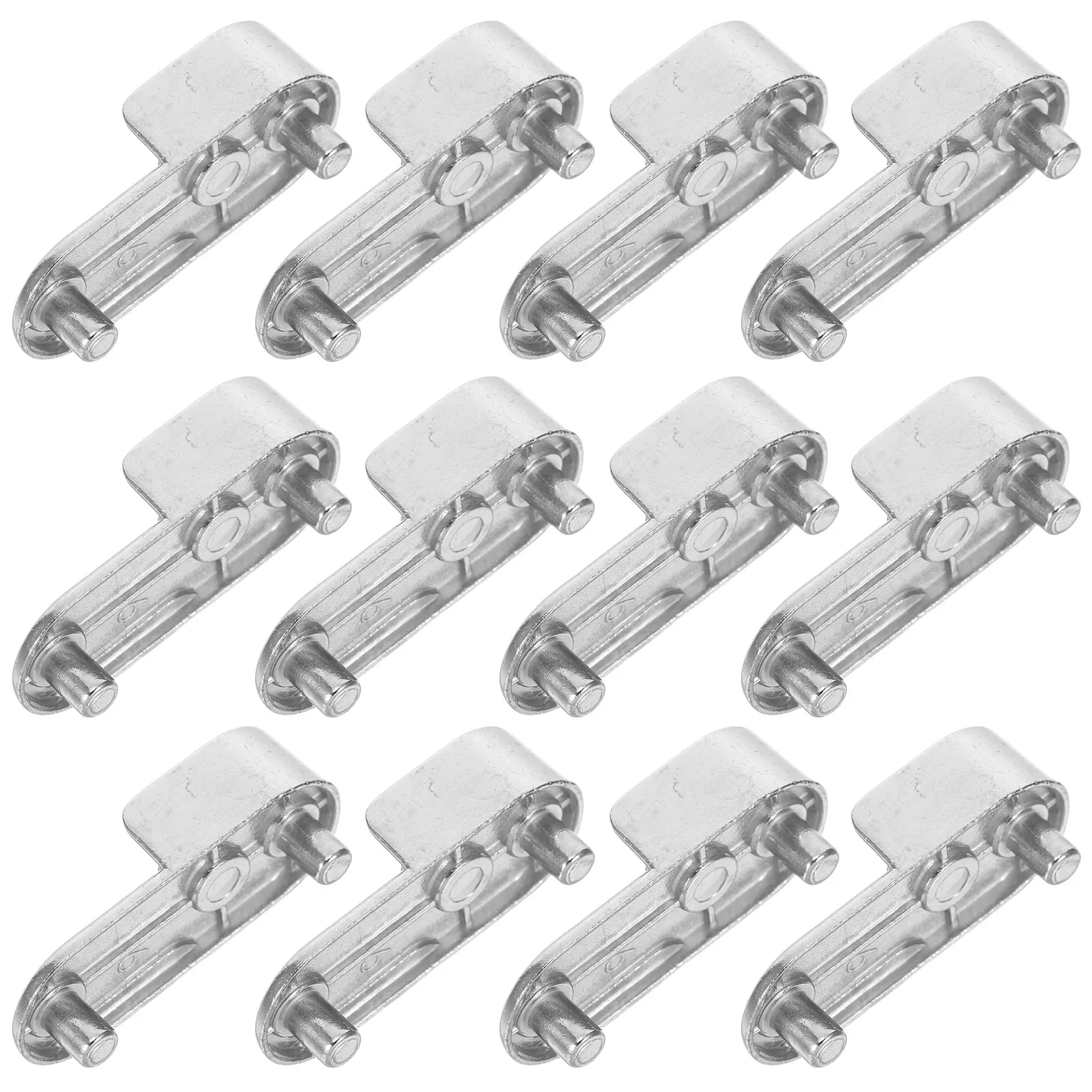Closet Rod Holders 10 Pairs Zinc Alloy Heavy Duty Wall Mount Clothes Rail Brackets Wardrobe Pole Fittings