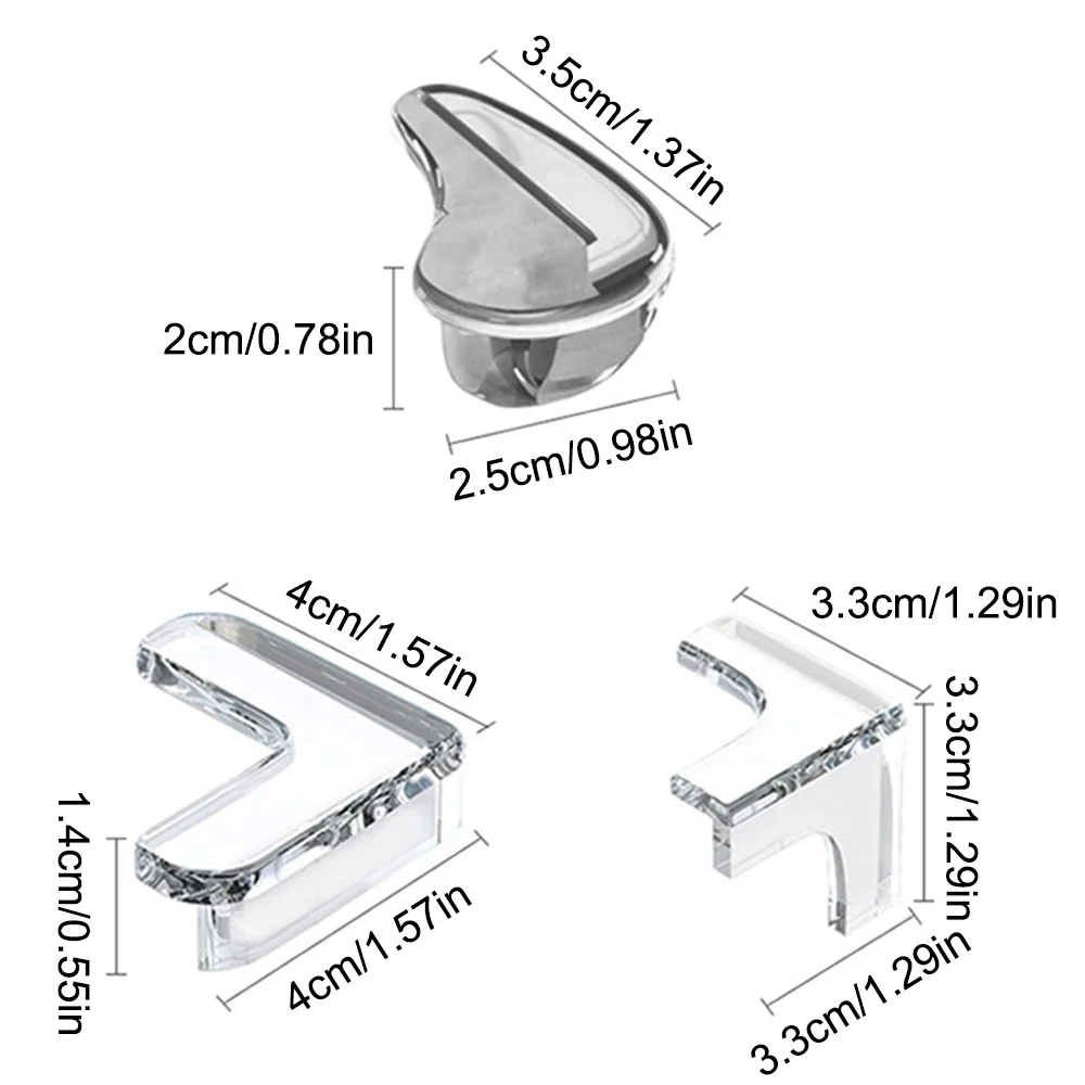 10PCS Clear Anti-collision Coffee Table Furniture Corner Protectors Children's Soft Corner Sheathing Living Room Home Decor