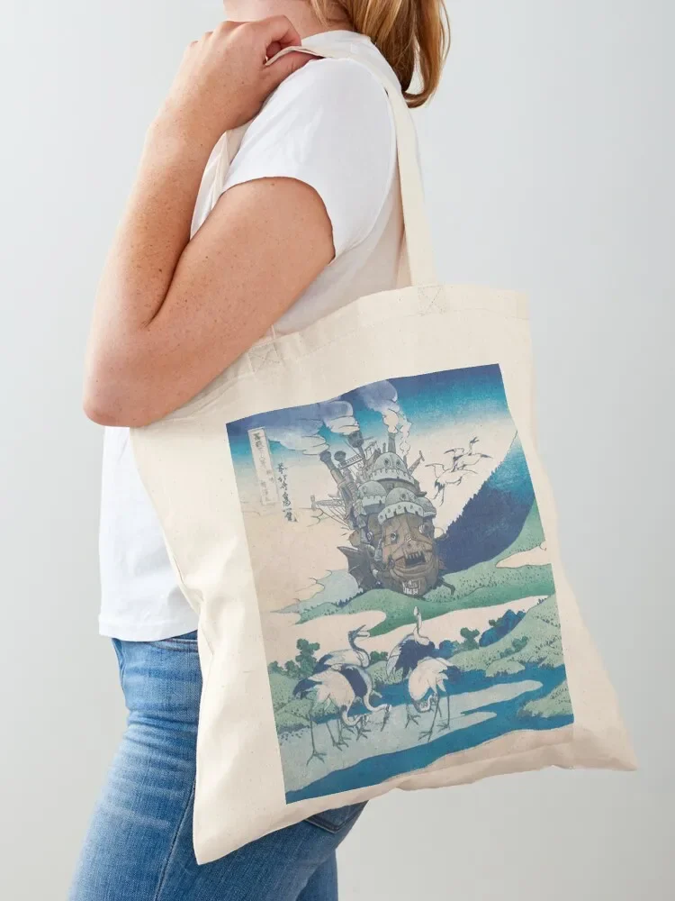 Howl's castle and japanese Tote Bag Candy bags Canvas shoulder bag tote bag women Big women