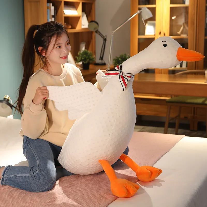 

Creative Plush Toy Lovely Goose Soft Doll New Toy White Goose Toy Kids Toy Throw Pillow Sleeping Pillow Birthday Gift w1330