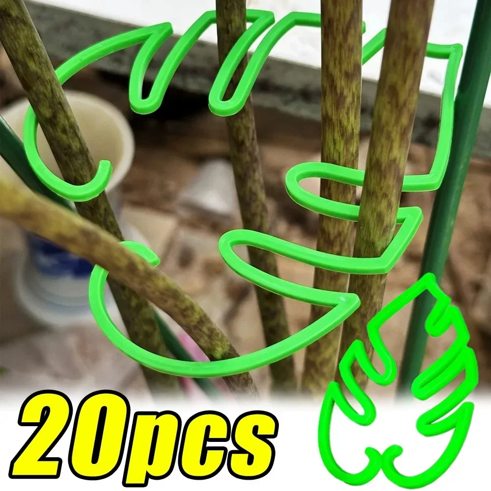 

Plant Stem Support Stakes Leaf Climbing Houseplant Stand Frame Plastic Garden No Stake Trellis Indoor Plant Holder Rack Hoops