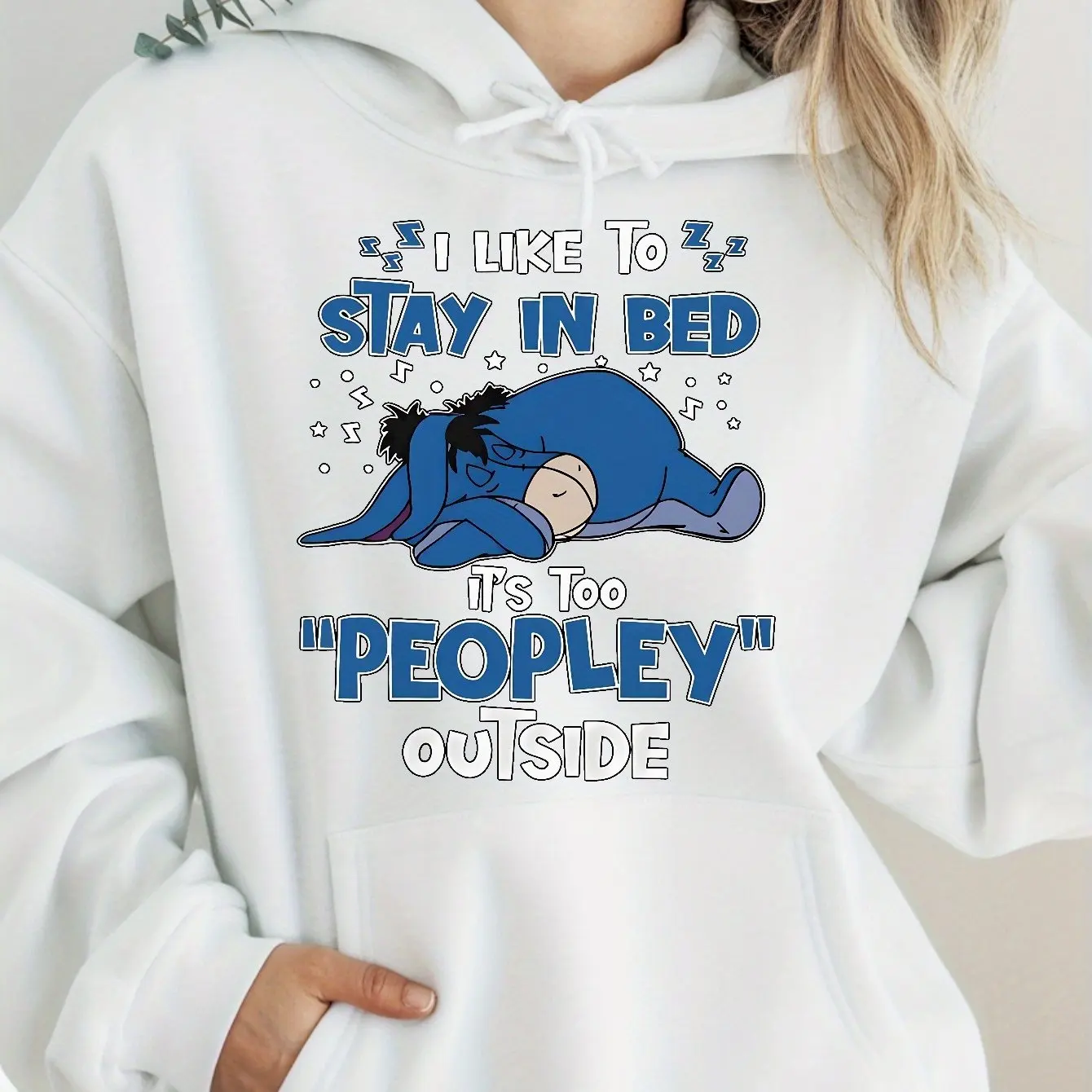 هوديي ديزني ويني ذا بوه للسيدات لخريف وشتاء ساخن كاجوال أزياء للرجال والنساء ملابس الشارع