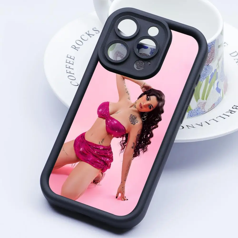 

Karely Ruiz Mobile Cell Phone Case for iPhone 17 16 15 14 13 12 11 Air Pro Max Plus Thicken TPU Colorful Cover Pretty Cover