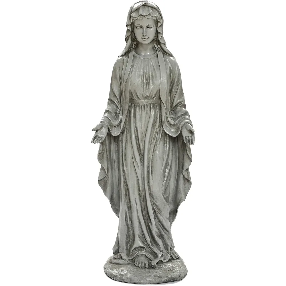 Virgin Mary Statue,30''Religious Garden Statue,Angel Figurines Large Garden Statues,Mary Statue,Outdoor Statue,Garden Sculptures