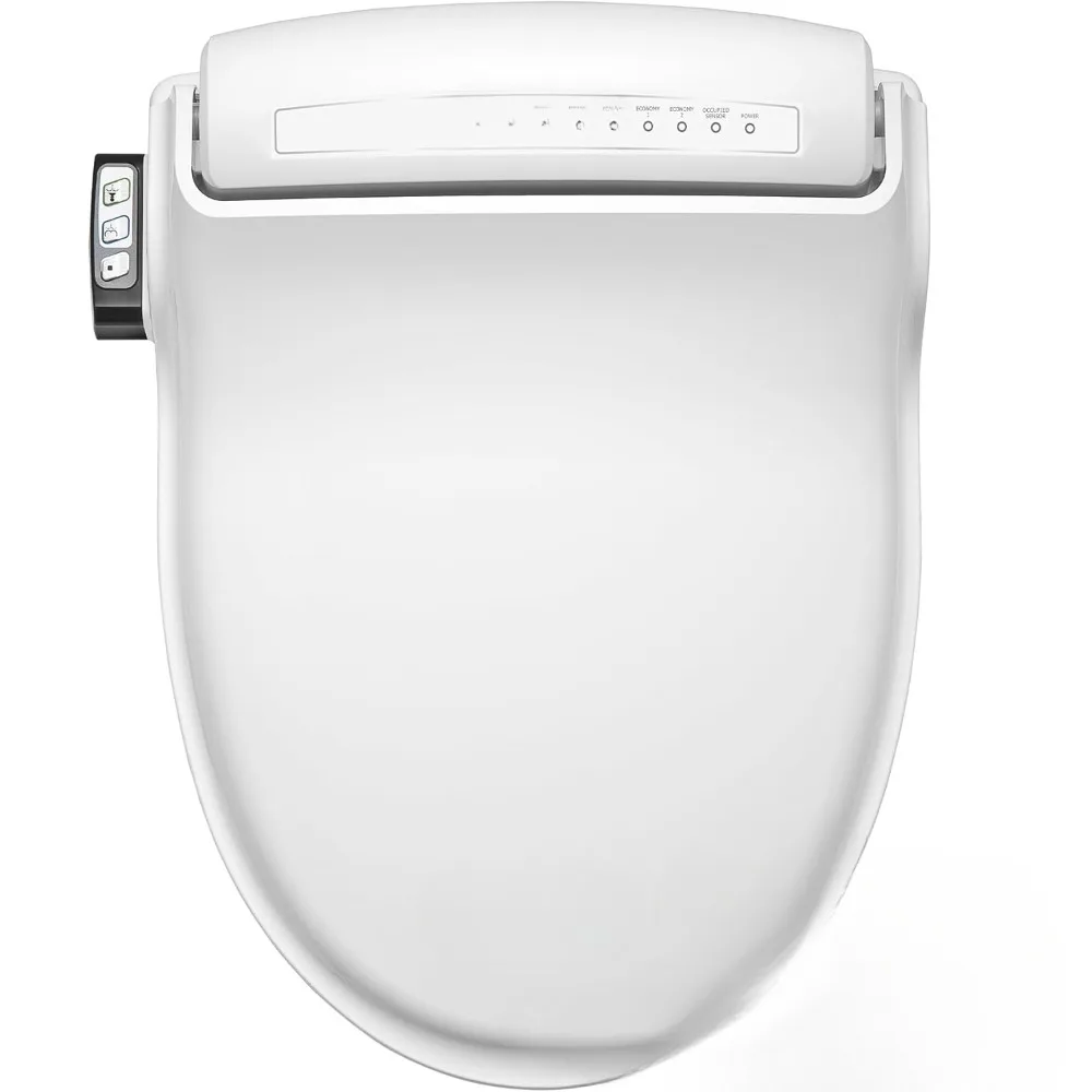 Bidet toilet seat,bathroom toilet seat,slow cover,white extended toilet seat,very suitable for postpartum use,bidet toilet seat