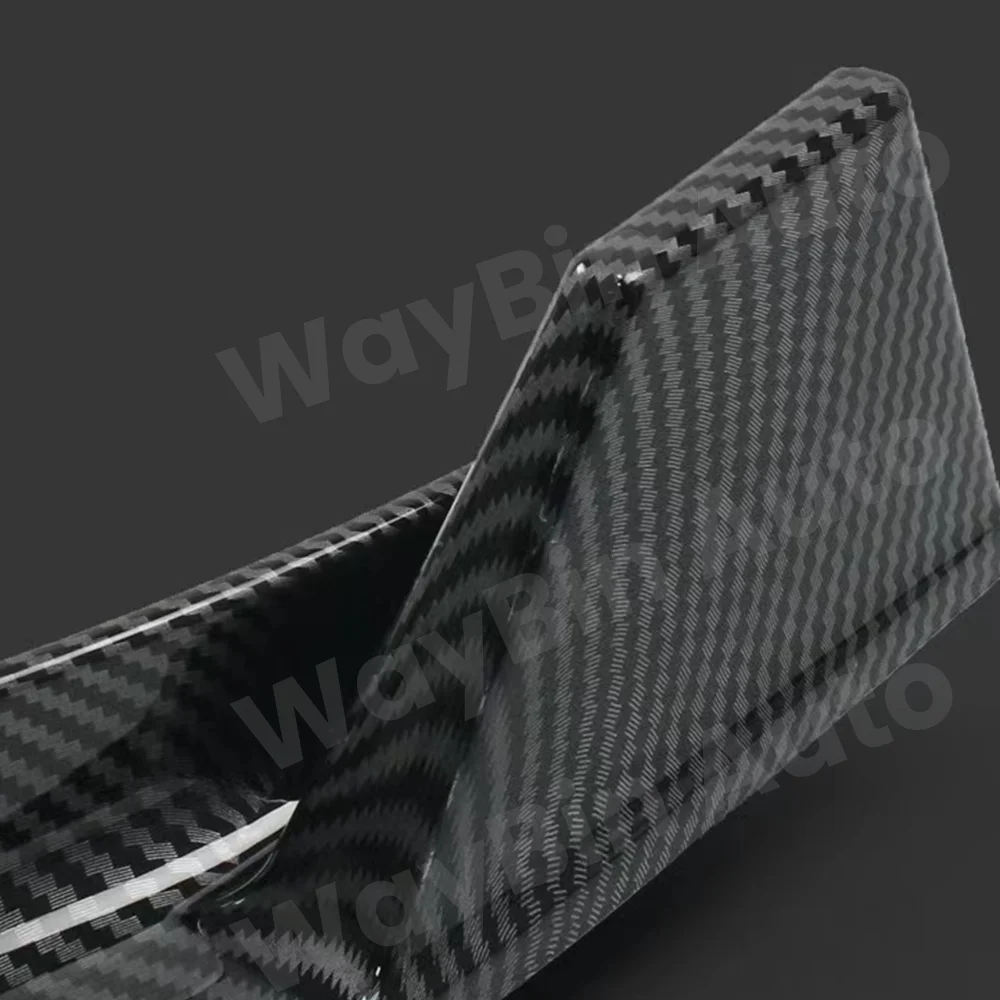 Nirvana per Tesla 2024 modello 3 Highland paraurti anteriore Lip CD Style Kit corpo in fibra di carbonio lucido 2023 accessori per Tuning Tesla