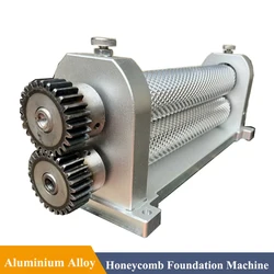 Aluminium Alloy Manual Bee Wax Beeswax Comb Foundation Sheet Roller Machine Beeswax Stamping Machine Beeswax Stamper Equipment