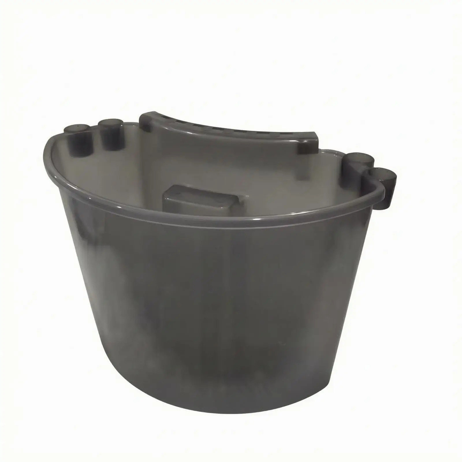 Car-Washing Bucket with Tool Holder Sockets Glossy Translucent Car Wash Bucket with Internal Divider Easy to Use for Routine