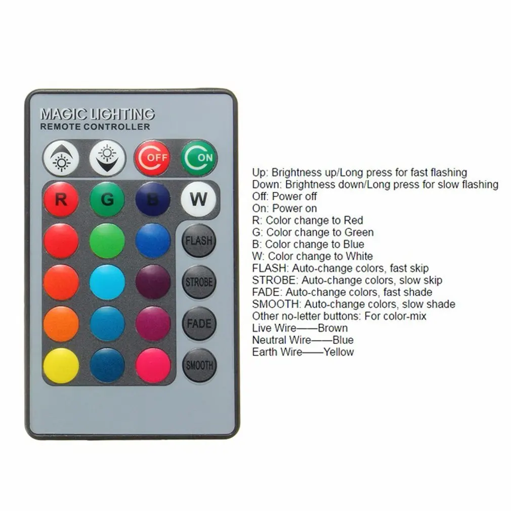 Waterproof RGB LED Light Outdoor Garden Fountain Pool Pond Spotlight Super Bright Underwater Light Lamp With Remote Control