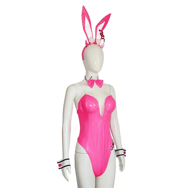 AIAI 2025 Alice Колготки Косплей Костюм Парик NIKKE Богиня Победы Женщины Девушка Сексуальная Алиса Костюм Кролика Розовый Черный Белый