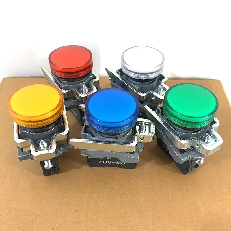 LED Signal Button Indicator XB4-BVB3 BVB4 BVB1 BVM5 BVM6 24V 230V