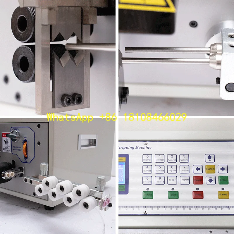 آلة تجريد الأسلاك الأوتوماتيكية آلة قطع وتجريد الأسلاك Eastontech ثنائي اللغة 11 EW-02B سلك SWT508C عالي الجودة