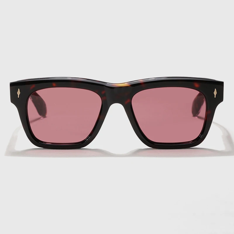 نظارة شمسية من الأسيتات للرجال والنساء ، علامة تجارية عالية التصميم ، مصنوعة يدويًا ، خارجية ، واقية ، مظلات سفر ، أصلية ، عالية الجودة