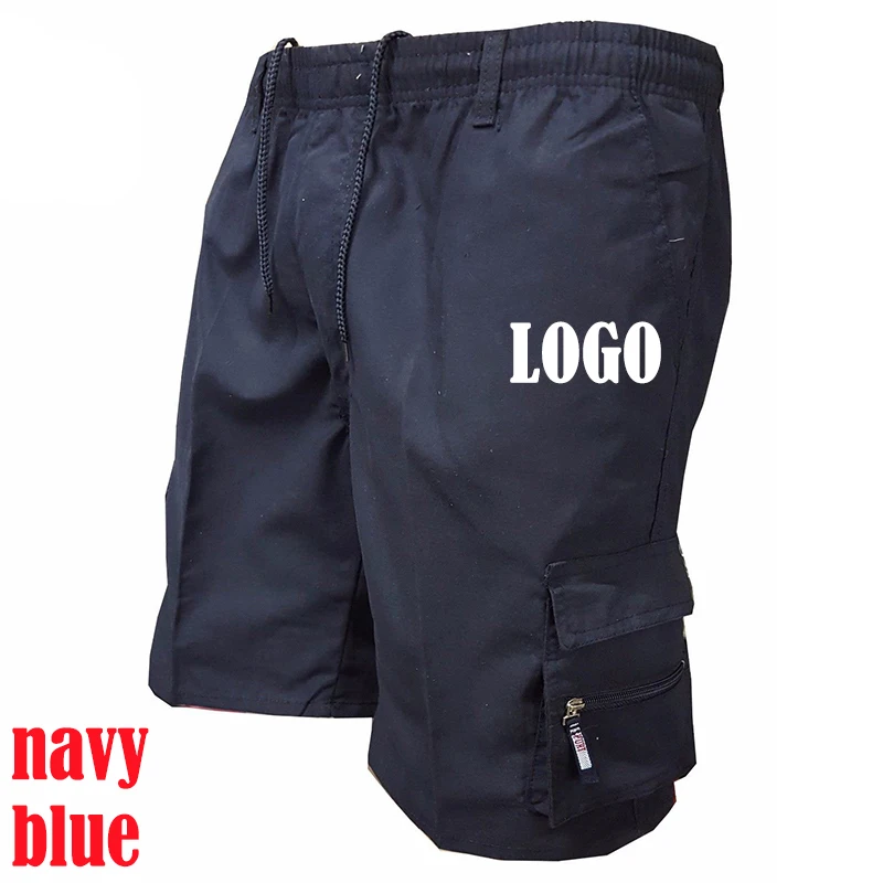 Summer Men\'s Customized Cargo Shorts Casual Jogging Shorts Loose Multi-pocket Camouflage Work Shorts Sports Shorts