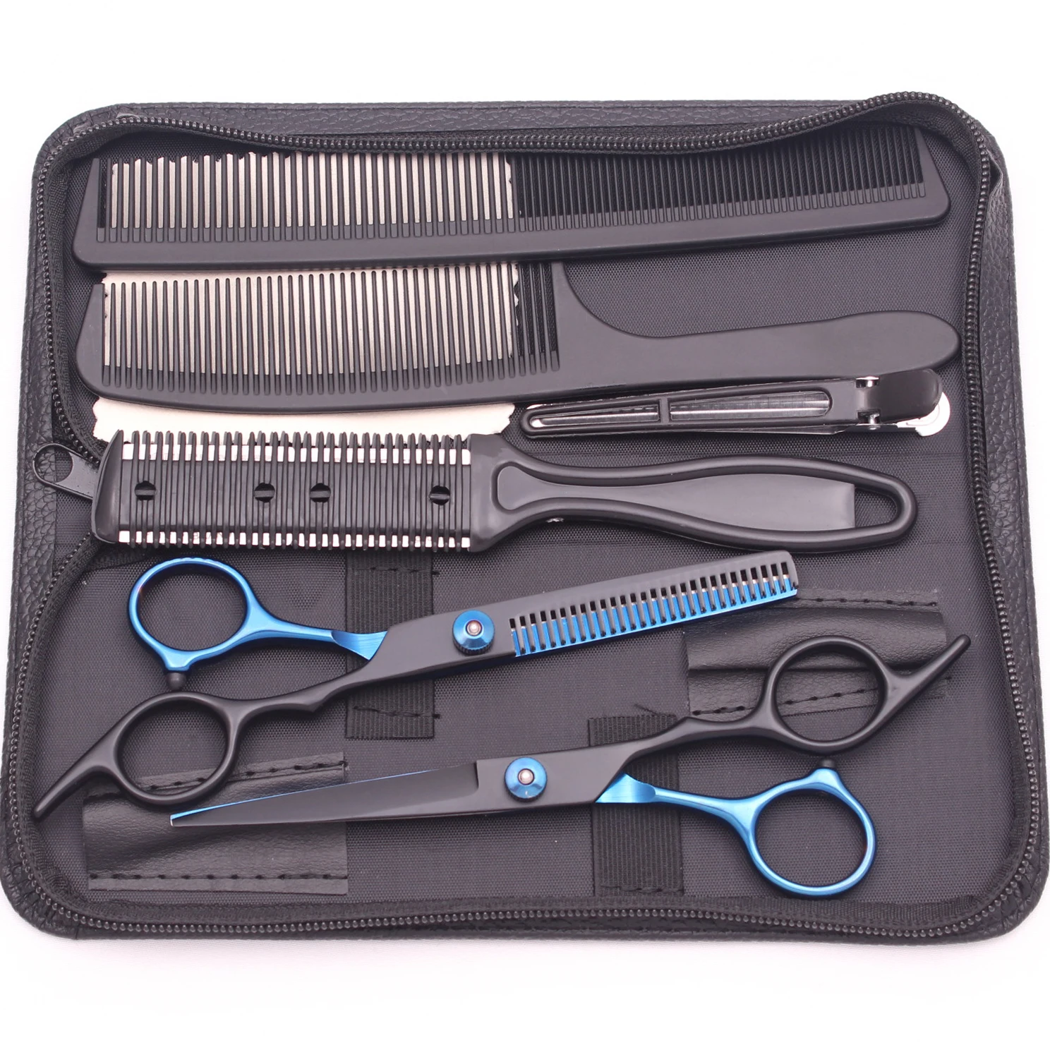 6.0 inch Hair Cutting Scissors Japan Stainless Hair Thinning Scissors Haircut Set For Hairdressing Barbershop Accessories C1001