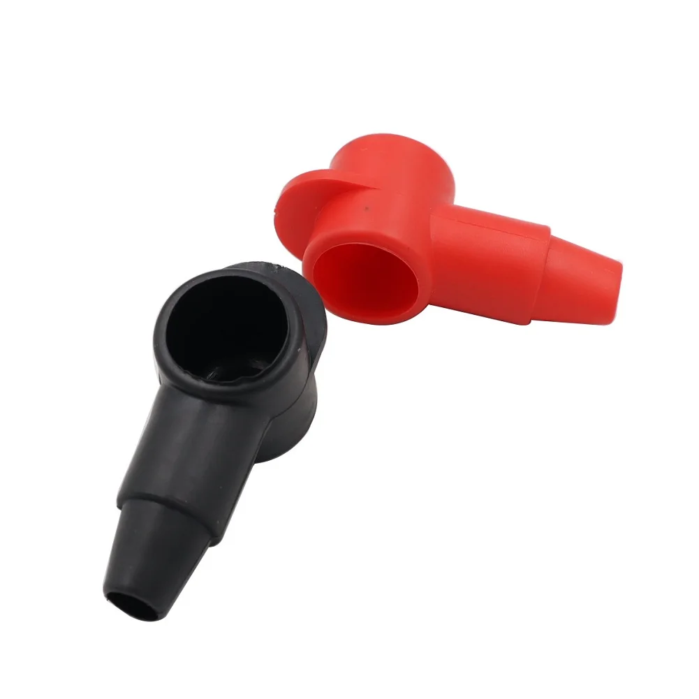 10 Pcs Silicone Terminal Covers Car Battery Pile Head Protective Caps Battery Flame Retardant Insulation Sheath