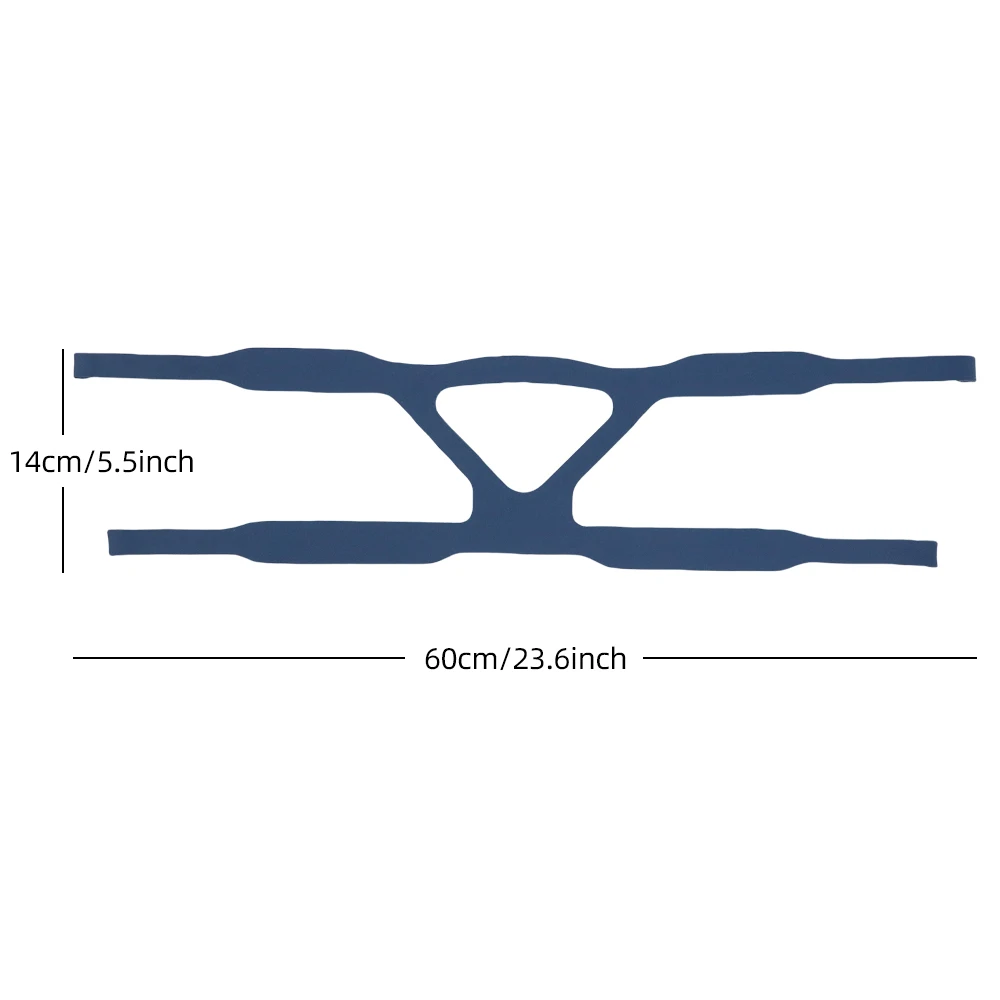 CPAP 마스크 헤드기어, 범용 수면 무호흡증 기계 마스크 헤드기어, 편안한 CPAP 용품, 수면 무호흡증 코골이 (파란색), 4 개