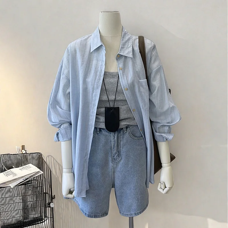 lightweight-breathable-summer-sun-protection-shirt-women's-loose-outerwear-comfortable-cotton-blend-fabric-long-sleeve-c