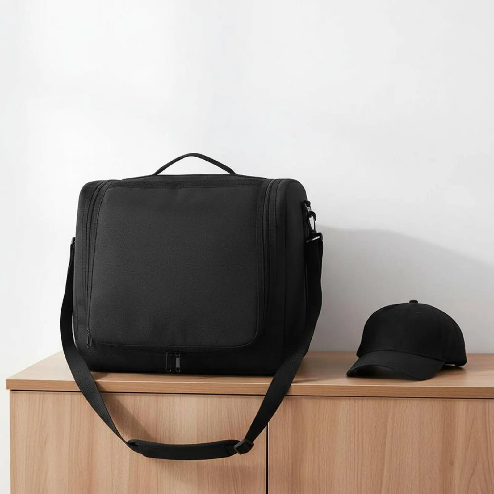

Sports Cap Cap Storage Bag Portable Cap Carrier Bag Hat Travel Case Detachable Divider Stackable Hat Box Water-Resistant