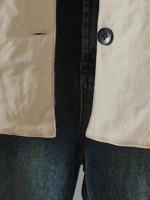 Coreano Sle Plaid Thiened Cotton Jaet Donna Inverno Caldo Colletto alla coreana Capispalla Lungo Sve Vestibilità regolare Bottone singolo