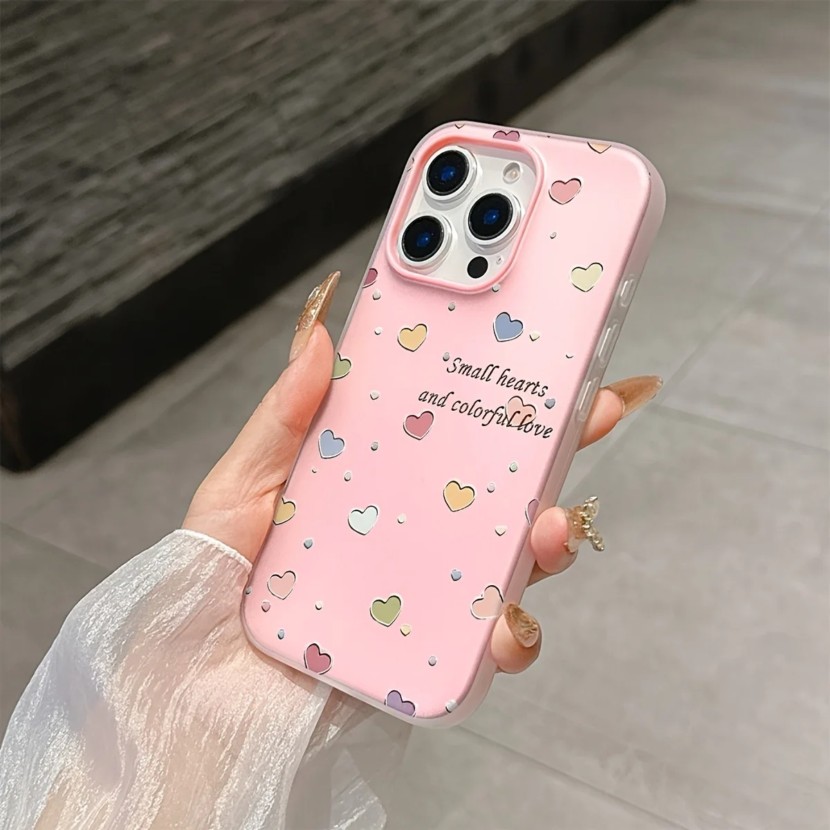 Heart Phone Case For Samsung Galaxy S26 S25 S22 S24 S23 Ultra Plus A54 A55A36 A37 A56 Jelly Protector Colorful 3D Heart Cover view 5