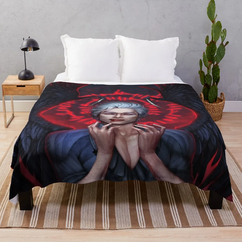 Astarion Baldurs Gate 3 Throw Blanket manga Multi-Purpose warm winter Bed Blankets