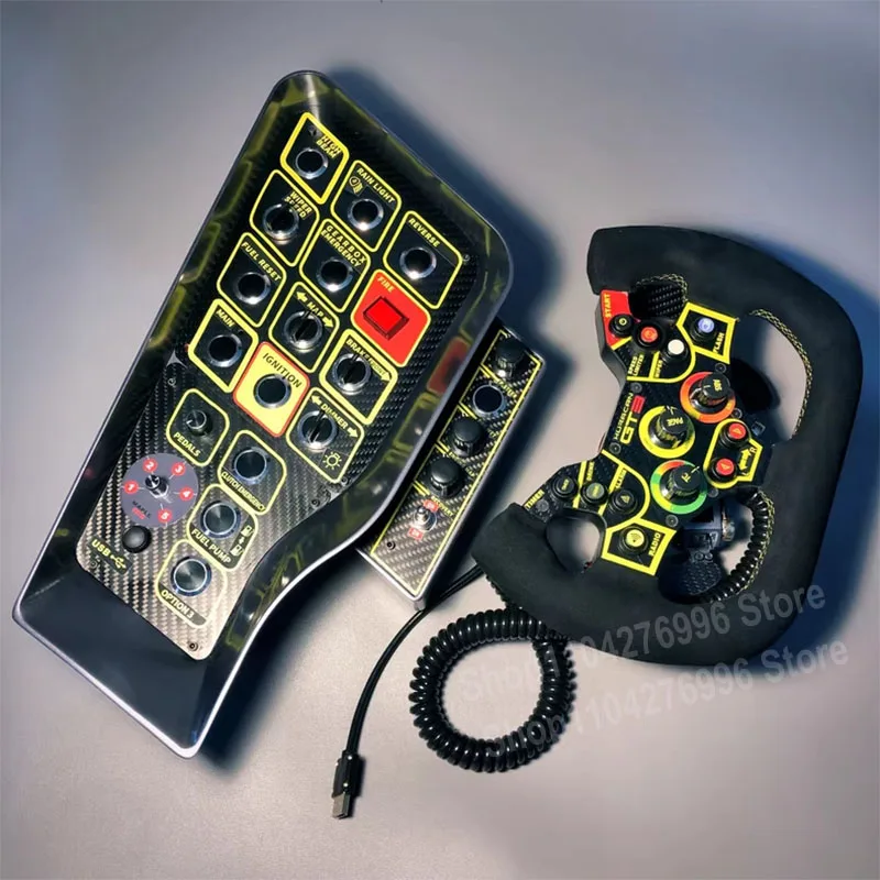 Simulated Racing Steering Wheel Control PC Racing Game HUB Paddle Shifter For Fanatec Simagic Moza Huracan GT3 F1