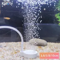 3.5/5/8/10cm Nanometer Bubble Stone Fish Tank Oxygen Stone Optional 220-240V 110V Silent Air Pump for Aquarium Oxygenation