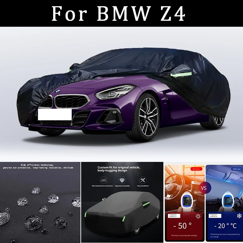 

For BMW Z4 Car Covers Outdoor Waterproof Dustproof Sun Rain Snow Protection Thick Oxford Cloth Full Car Accessories