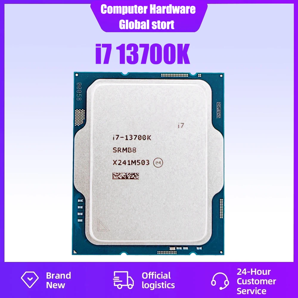 

Новый процессор Core i7 13700K 3,4 ГГц 16-ядерный 24-поточный процессор 10 нм L3 = 30M 125 Вт LGA 1700