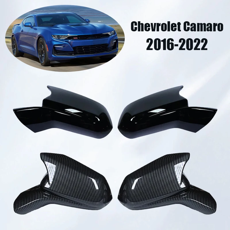 

For Chevrolet Camaro 2016-2022 Rearview Mirror Cover Trim Car Side Wing Mirror Cap Accessories
