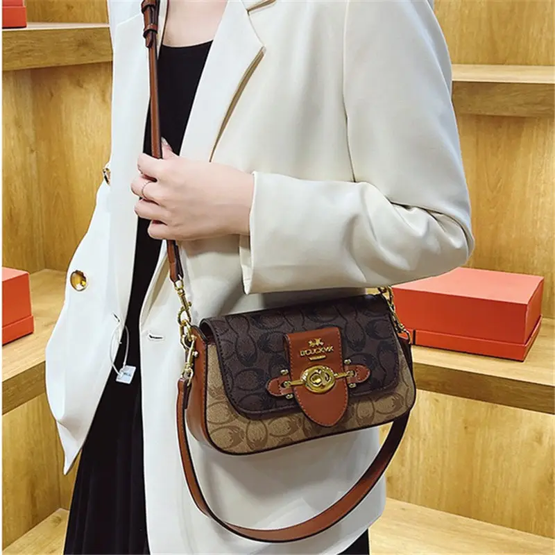 Brand-name ladies diagonal bag, high-quality shoulder bag, luxury wallet and handbag designer, crossbody bag.