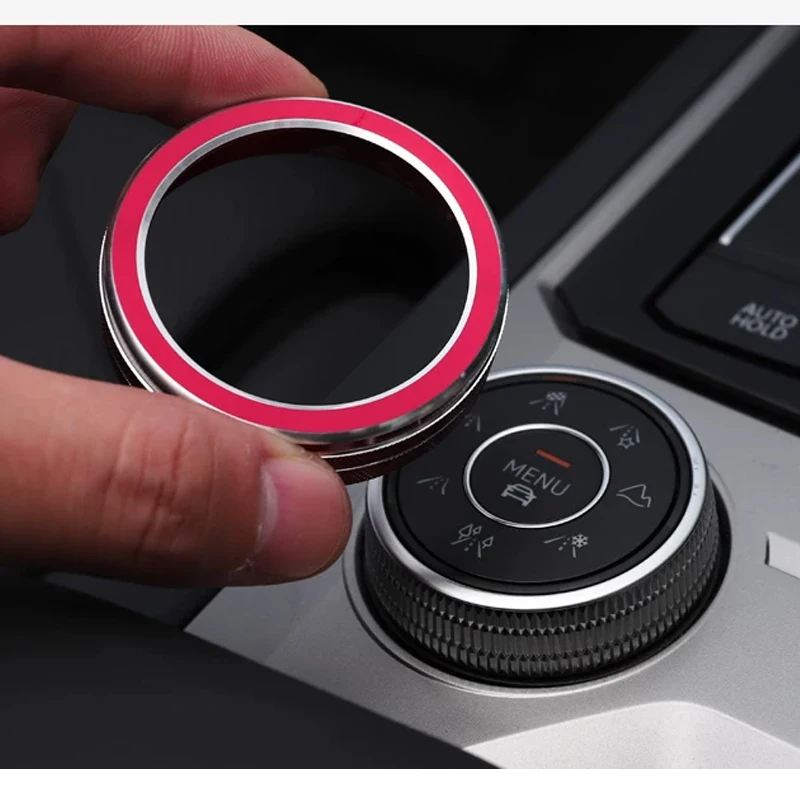 For VW Touareg 2019-2026 Air Suspension Driving Mode Control Knob Trim Ring Cover Interior Accessory