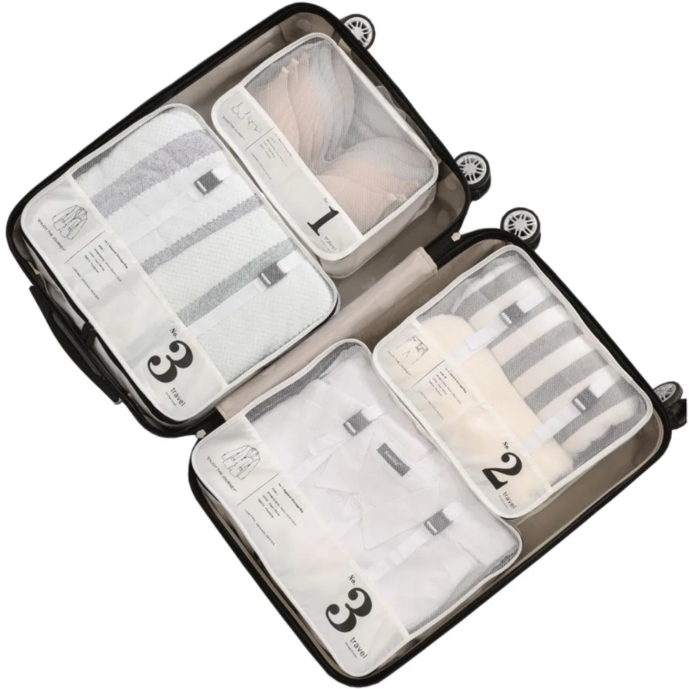 Practical Large Capacity Travel Organizer Storage Bags Suitcase Storage Luggage Clothes Sorting Organizer Set Waterproof Pouch
