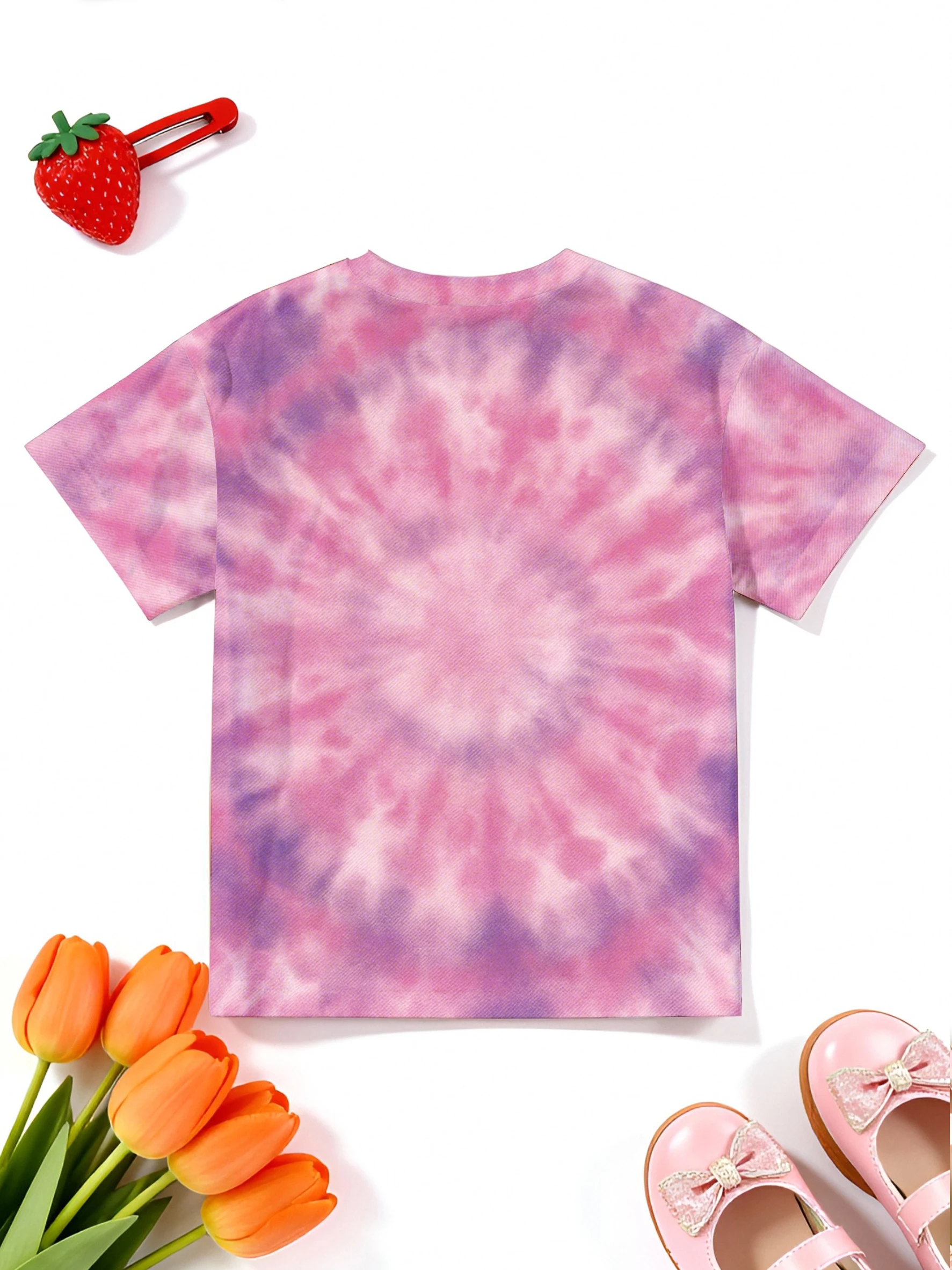 تي شيرت أطفال مطبوع عليه ربطة عنق ناعمة، نمط لطيف، قماش ناعم #4