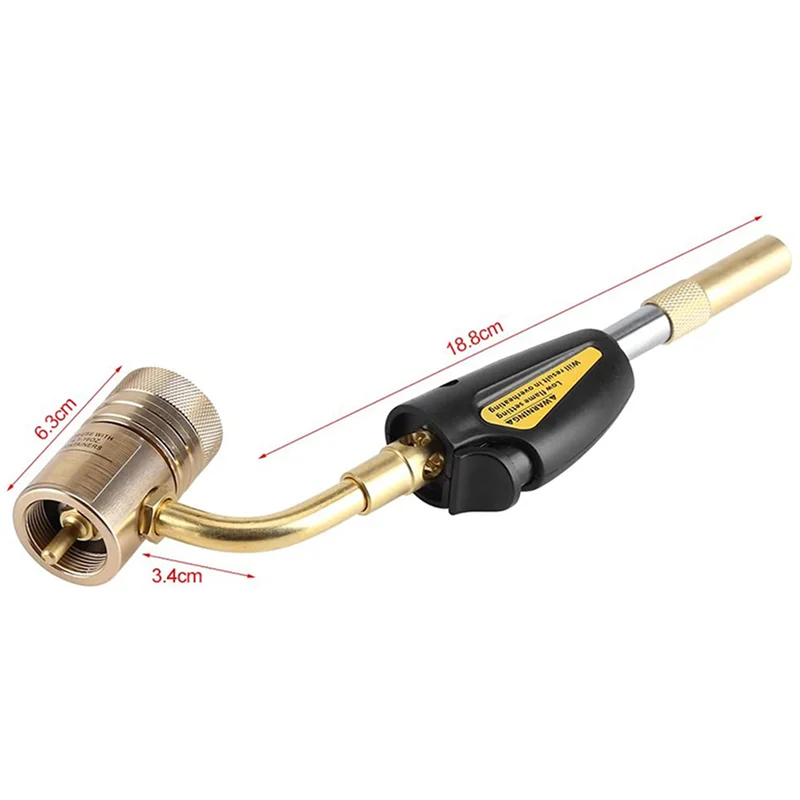 

EYFL-3X Turbo Torch Tips Gas Self Ignition Turbo Torch Regulator Brazing Soldering Welding Plumbing Tool Home Accessory